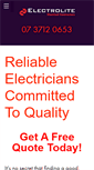 Mobile Screenshot of electrolite.com.au